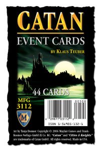 Settlers of Catan - Event Cards Expansion