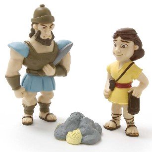 David and Goliath Playset