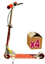 4 x Aluminium Foldable Scooters