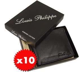 10 x Louis Philippe Leather Wallets