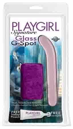 Playgirl Glass G-Spot Wand Dildo