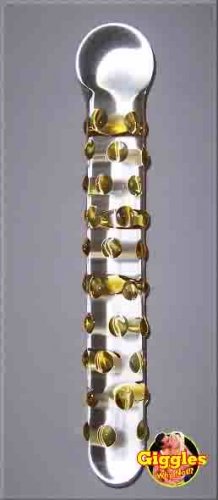 Love Bump Wand - Amber Pyrex Dildo