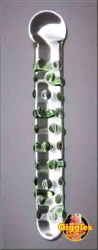 Love Bump Wand - Green Pyrex Dildo