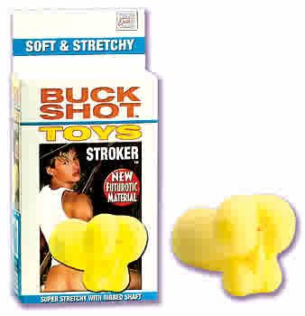 Buck Shot Toys Stroker - Yellow Anal Pocket Pal
