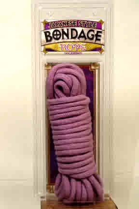 Bondage Rope Purple Cotton