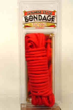 Bondage Rope Red Cotton