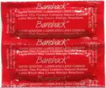 BAREBACK CONDOMS 1000 PCS