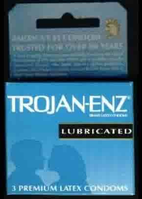 Trojan-Enz Condoms - Lubricated 3pk