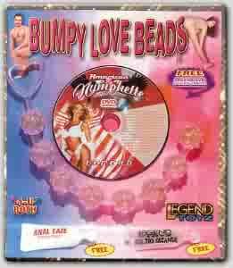 Bumpy Love Beads Blue Anal Beads