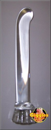 Light Up G Spot - Clear Pyrex Glass Dildo