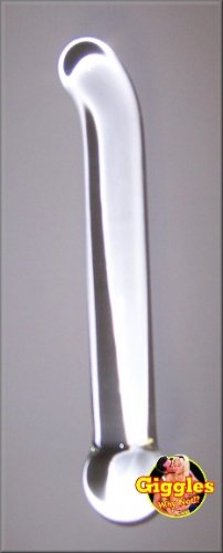 Clear Love G Spot Pyrex Glass Dildo