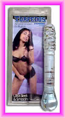 Erotic Torpedo 8" Glass Dildo