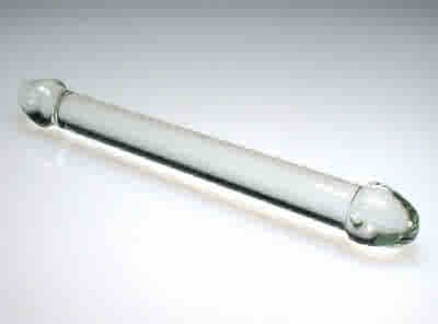 Bi-directional Phallix 12" Glass Dildo