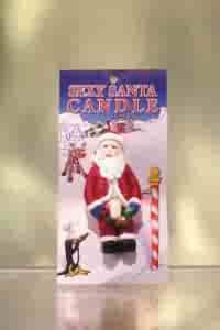 Sexy Santa Candle