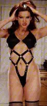 Backless Leather Harness with O-Ring Connect