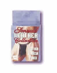 Leather & Mesh Pouch