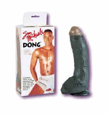 Sean Michaels 10" Dong - Black Celebrity Skin Dildo