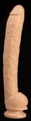 Dick Rambone Cock White 18" x 2 1/2" Celebrity Skin Dildo