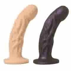 Throb Metallic Purple Silicone Dildo