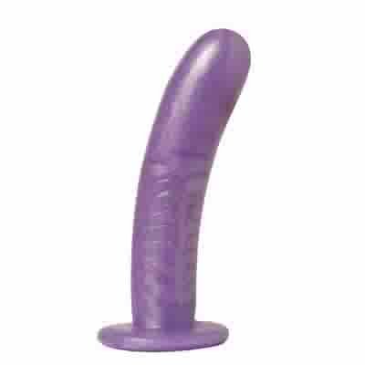 Silk Small Lavender Silicone Dildo