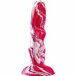 Vicky Venus Rasp White Marbled (Net) Dildo