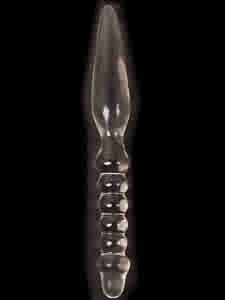 Acrylic Love Wand 11" Smooth Double Dildo