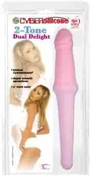 Cyber Silicone Dual Delight Double Head Dildo