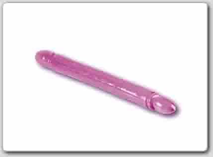 LAV JELLY-SM DBL DONG 18" Double Head Dildo