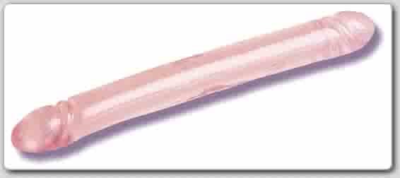 Translucence Smooth DBL DONG 18" Double Head Dildo