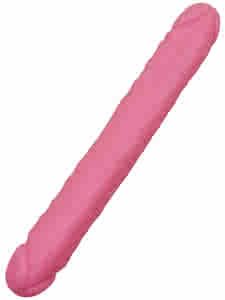 Pretty Pink 12" Double Dong Double Head Dildo