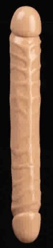 JR. Veined DBL Header - 12" Double Head Dildo