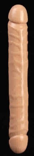 JR. Veined DBL Header - Bender 12" Double Head Dildo