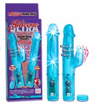 Ultra Light Double Dong Arouser Doiuble Head Techno Dildo