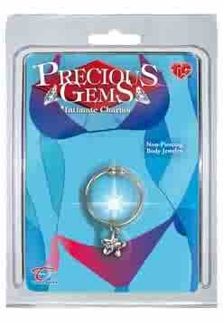 Precious Gems Intimate Charms Belly Ring - Flower Charm
