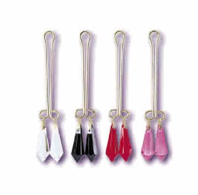 Cleopatra Collection Clitoral Body Jewelry - Crystal Red