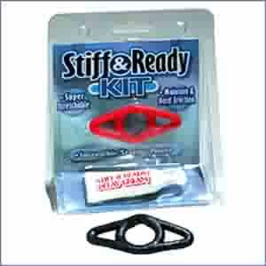 Stiff & Ready Black Cockring Kit