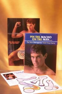Pin The Macho On The Man - Adult Game