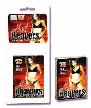 Hot Beavers Adult Playing Cards