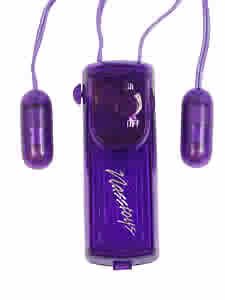Vibrating Twin Mini Bullets Purple Vibrator