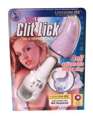 Single Clit Lick Lavender Finger Vibrator - NW18422