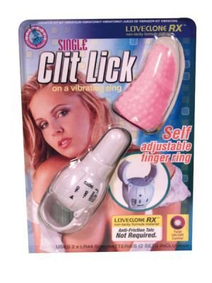 Single Clit Lick Pink Finger Vibrator - NW18421