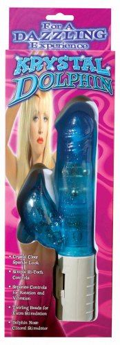 Krystal Dolphin Rotator Vibrator Blue PD162014