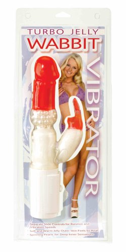 Turbo Jelly Wabbit Vibe Pink Rotator Vibrator PD160311