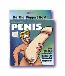 Playful Slip-On Inflatable Blow Up Penis - SE198601