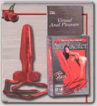 Cherry Scented Anal Exciter Butt Plug - SE741011