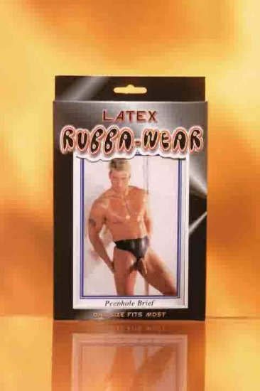 Latex Peephole Brief for Men - PD340800