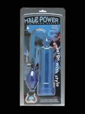 Male Power Pump Blue Penis Pump - GT567