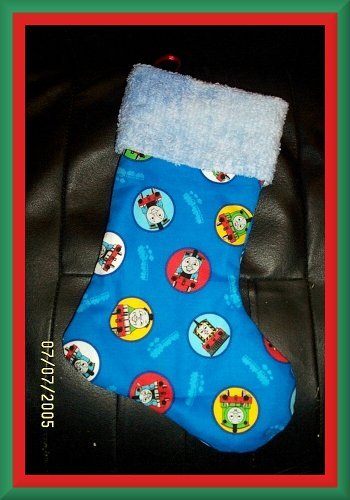 Thomas the Tank Engine and Friends and Chenille Handmade Christmas Stocking FREE US SHIPPING