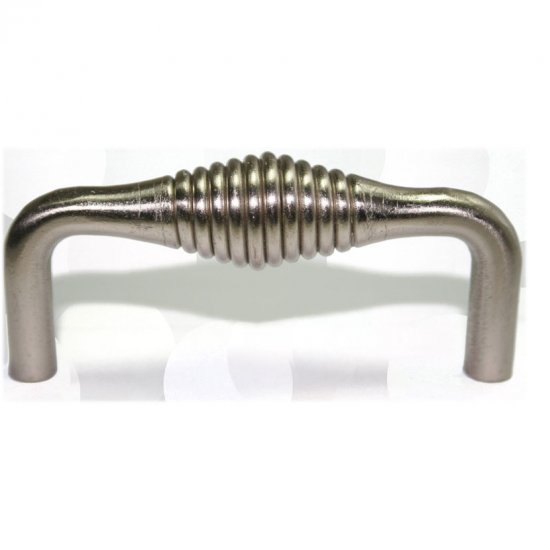 Heavy Cabinet Pulls Birdcage Pulls Satin Nickel 3" Center Distance 9811