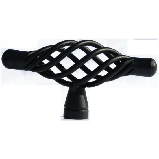 Cabinet Knob Pull Birdcage Knob Handle Blacke Antique Copper 4" Length
